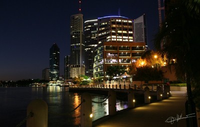 River side by night